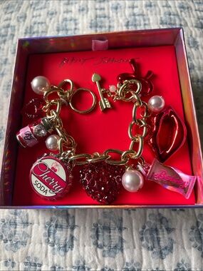 Betsey Johnson Love Spell Charm Bracelet
